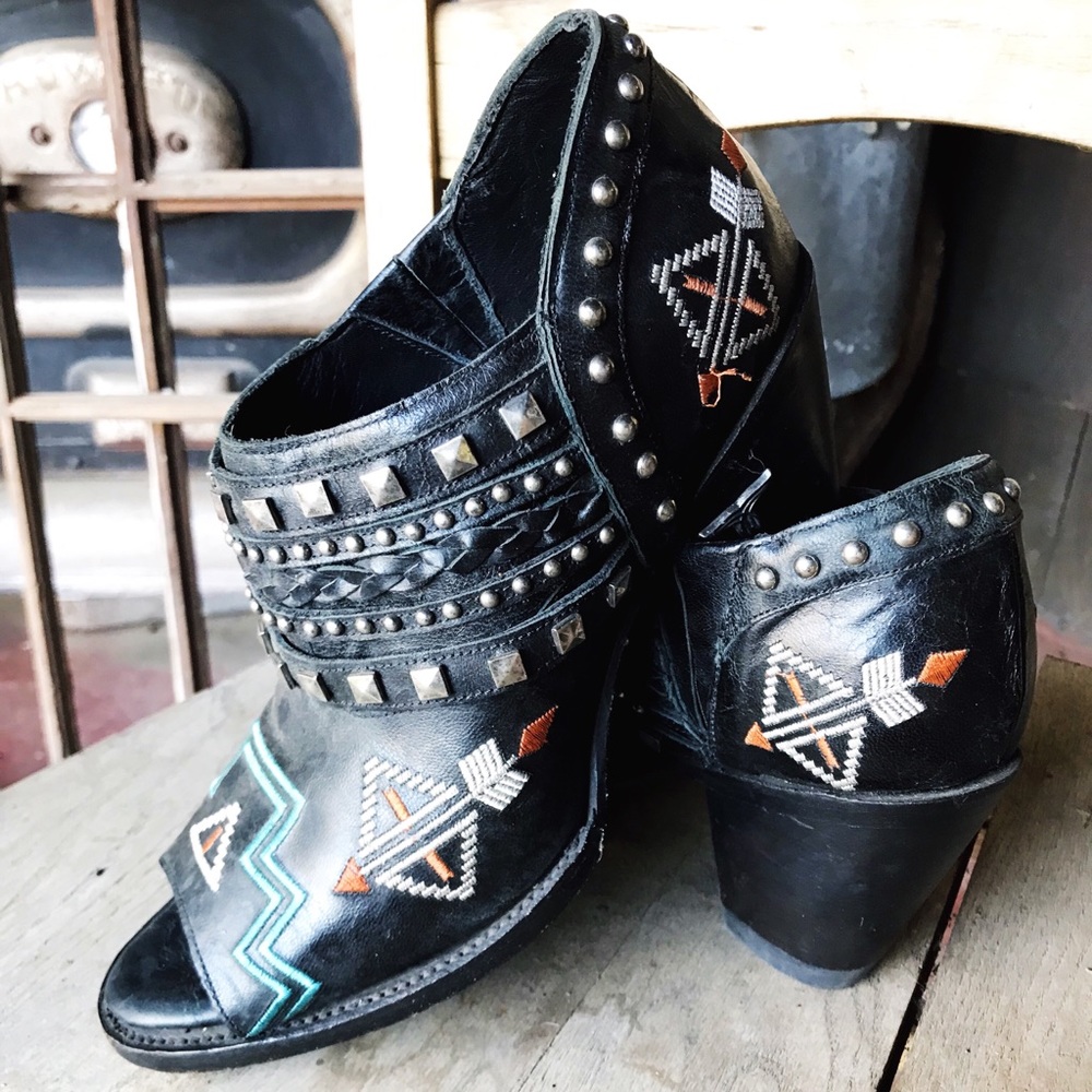 Lane Boots — Peep toe Booties